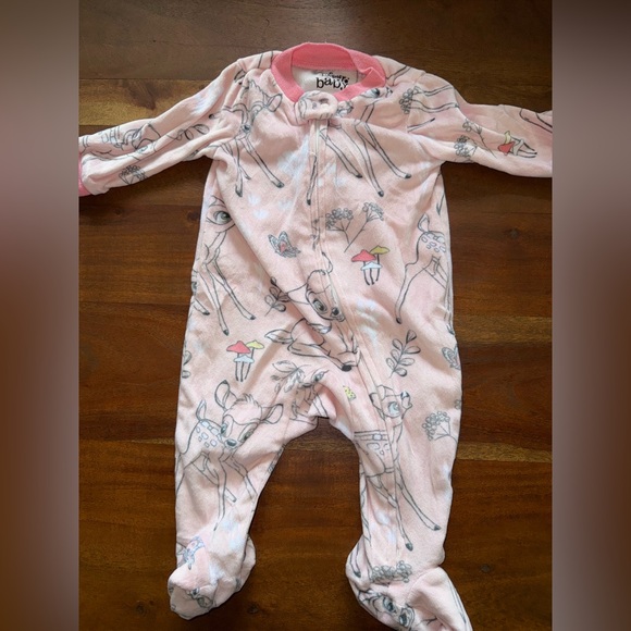 Disney Other - Disney Baby Bambi Fleece Pajamas